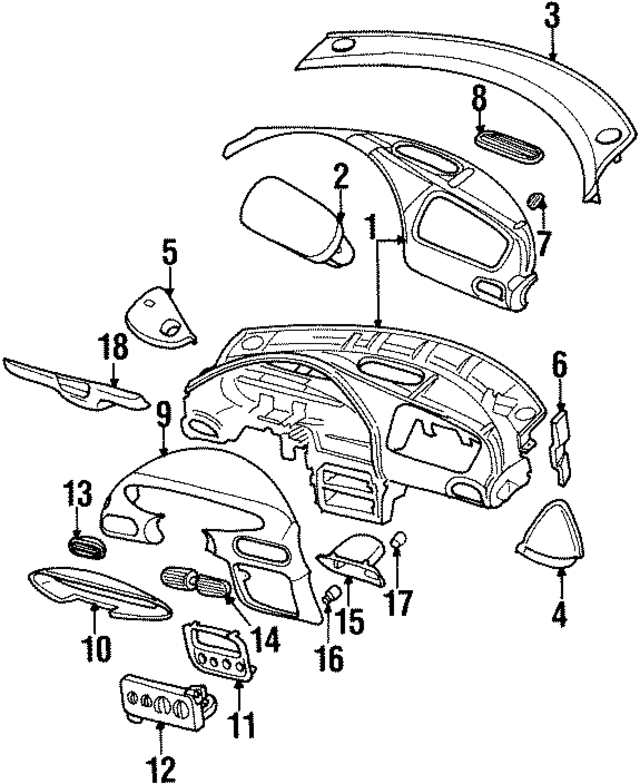 4595795AA - Body: Console Compartment for Mopar Image