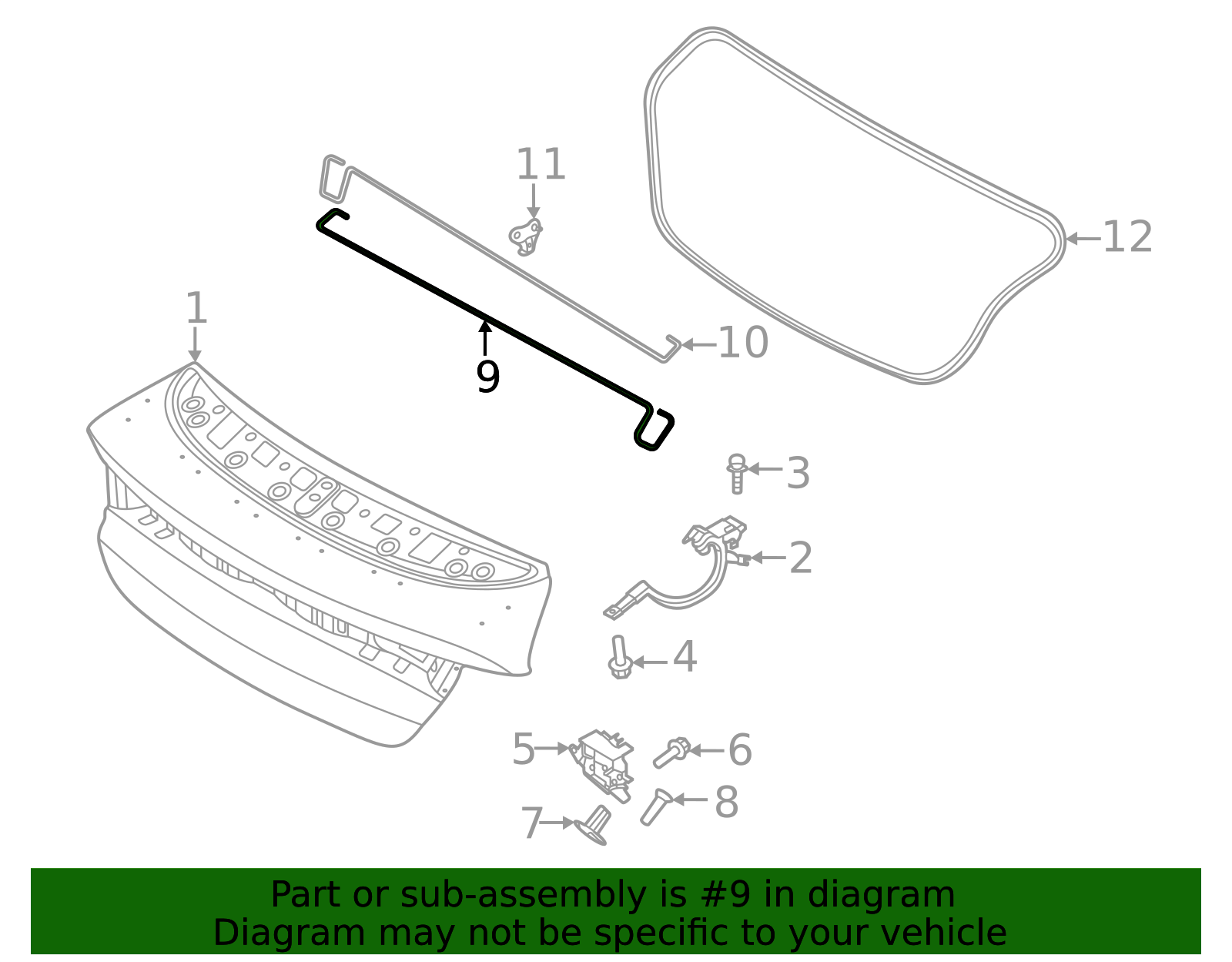 81296-L3000 - Torsion Bar 2021-2024 Kia K5 | Kia.Parts Store
