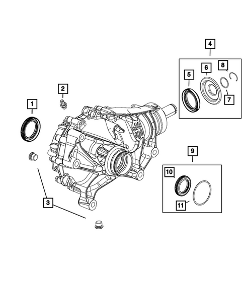 Front Axle: Housing, Differential and Vent for 2027 Dodge Charger #0