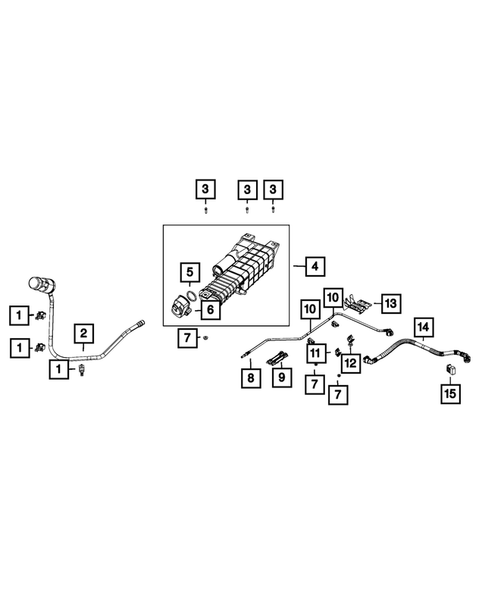 Vacuum Canister/Leak Detection Pump for 2014 Fiat 500L #0