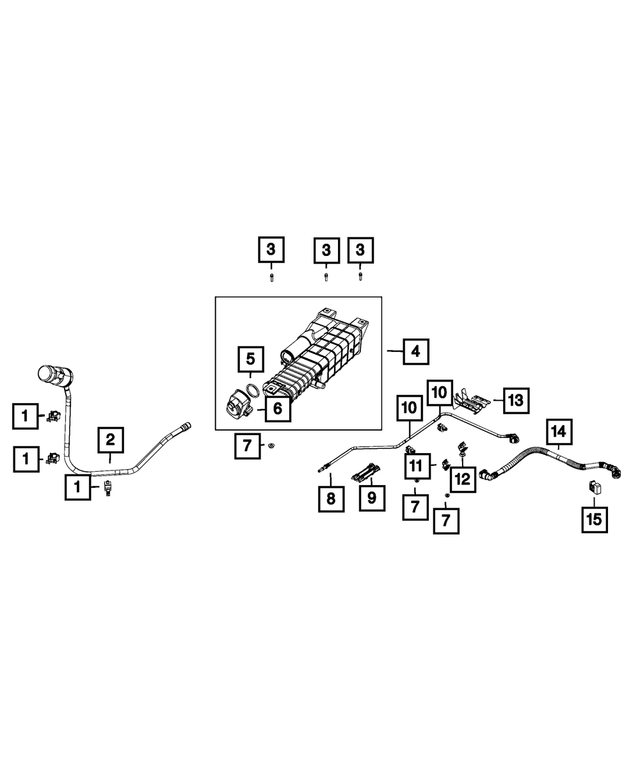 6106170AA - Emission Controls: Nut for Mopar Image