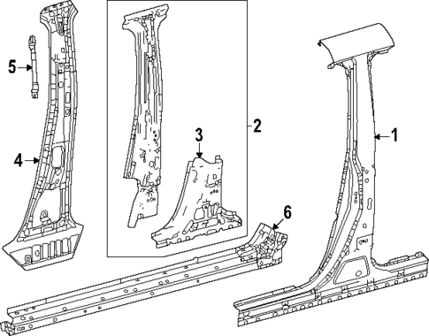 Center Pillar & Rocker for 2025 Toyota Land Cruiser #0
