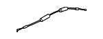 72631TX6A01 - Body: Lock Cable for Acura: ILX Image