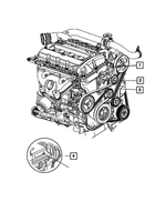 68369232AB - 2.4L I4; Engine PZEV: Long Block Engine for Mopar Image