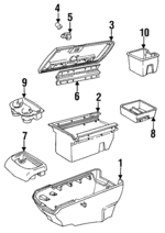 15583009 - Body: Housing for Chevrolet: Blazer, C1500, C2500, C3500, K1500 Pickup, K2500 Pickup, K3500 Pickup, Suburban C1500, Suburban C2500, Suburban K1500, Suburban K2500 | GMC: C1500 Pickup, C2500 Pickup, C3500 Pickup, K1500 Pickup, K2500 Pickup, K3500 Pickup, Suburban C1500, Suburban C2500, Suburban K1500, Suburban K2500, Yukon Image