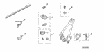 8L07TA110205 - Accessory Components: TRAY, WHEEL for Honda Image image