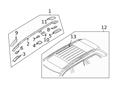 Luggage Carrier for 2006 Volvo XC90 #0