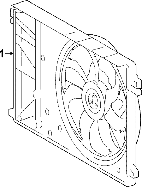 Cooling Fan for 2025 Toyota bZ4X #0