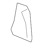 9555318650401C - Body: Door Shell Front Cover for Porsche: Cayenne Image