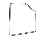 95553791102 - Body: Door Weather-strip for Porsche: Cayenne Image