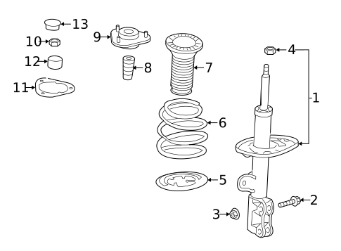 Struts & Components for 2025 Lexus NX350h #5
