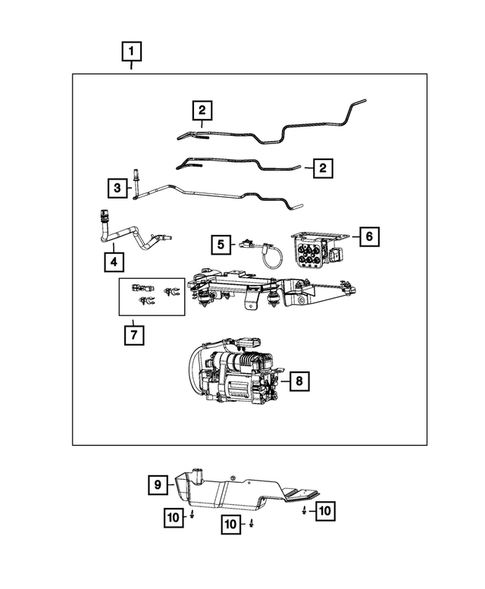 Air Suspension for 2021 Ram 1500 #1