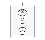 1K0129381 - Engine: Air Cleaner Assembly Bolt for Volkswagen: Beetle, Golf, Jetta, Passat Image