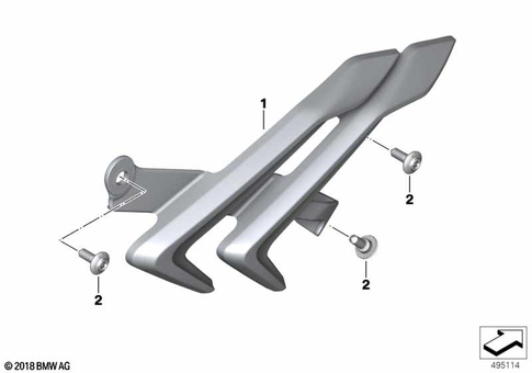 Motorcycle Trim Section, Windshield for 2020 BMW-Motorrad S 1000 RR #10