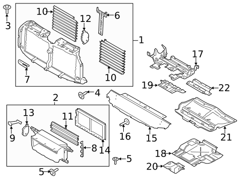 Grille & Components for 2015 Ford F-150 #3