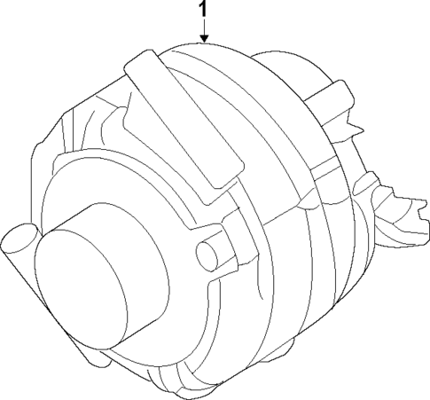 Alternator for 2016 Ford Escape #0
