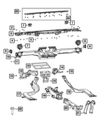 68253891AB - Air Conditioners and Heaters: Floor Duct for Jeep: Gladiator, Wrangler Image