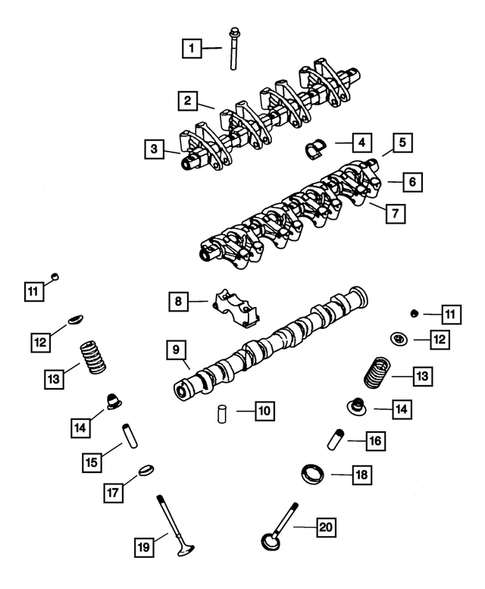 Camshafts & Valve for 2003 Chrysler PT Cruiser #0