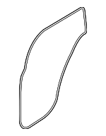 95853991100 - Body: Door Weather-Strip for Porsche: Cayenne Image