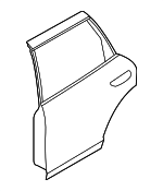 958833056GRV - Body: Door Shell for Porsche: Cayenne Image