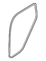 95853936703 - Body: Weather-Strip On Body for Porsche: Cayenne Image