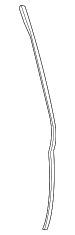 95853371705 - Body: Front Seal for Porsche: Cayenne Image