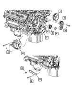 6504344 - Cooling: Hex Head Screw And Washer for Mopar Image