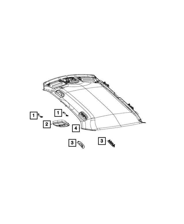 1TN63ML2AC - : Grab Handle, Left for Mopar Image