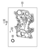 6509284AA - Engine: Hex Flange Head Bolt for Mopar Image