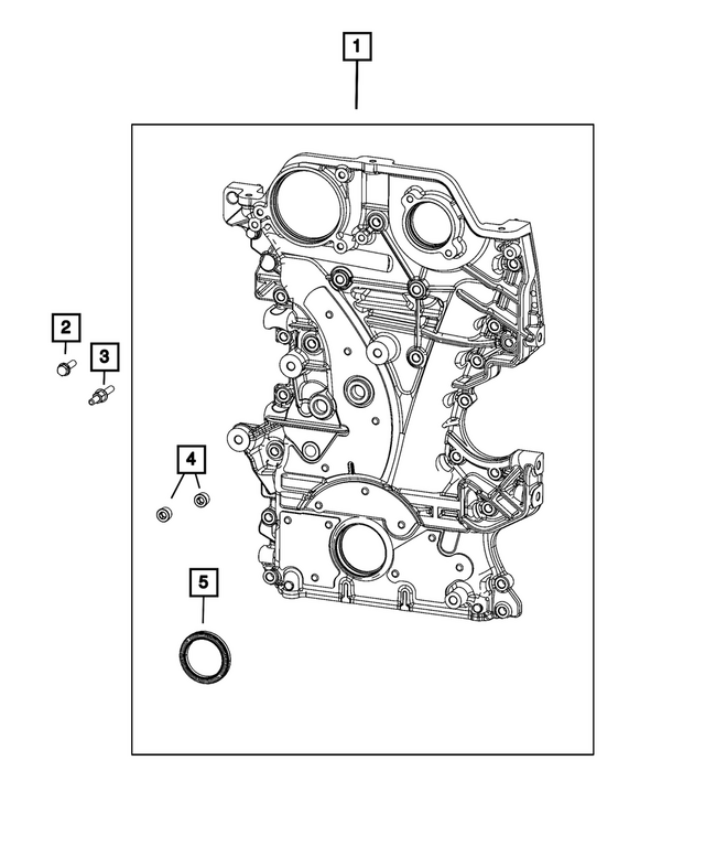 6509284AA - Engine: Hex Flange Head Bolt for Mopar Image