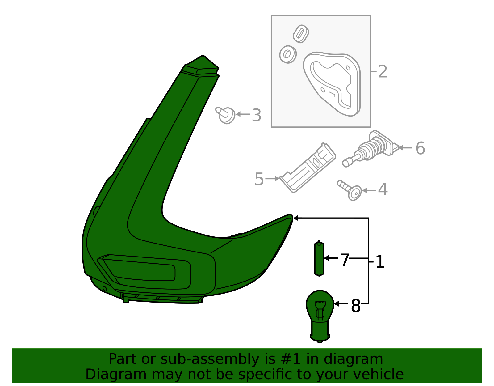 Genuine Tail Light Assembly for 2019-2025 Volvo | Part# 31446791