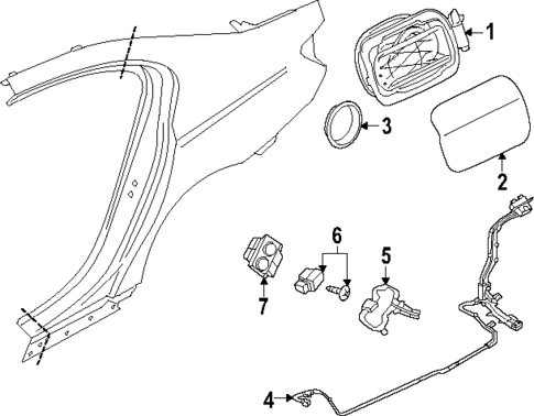 Quarter Panel & Components for 2023 BMW i7 #1