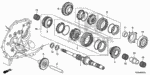23211RF0D00 - Transmission - Manual: MAINSHAFT for Honda Image
