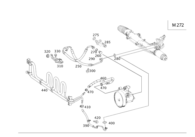 19901263 - Steering: Hollow Screw for Mercedes-Benz Image image