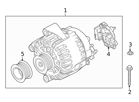 Alternator for 2013 BMW X5 #0