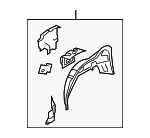 GM9A70150D - Body: Wheel Housing Side Panel for Mazda: 6 Image