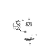 52105582AA - Transfer Case Model 273 [DH3]: Transfer Case Shifter Plate for Dodge: Ram 1500, Ram 2500, Ram 3500 Image