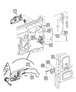 55075942AD - : Door Latch Link, Right for Mopar Image