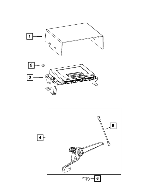 68184593AB - Rear Suspension: Module Cover for Mopar Image image