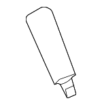 5505447010 - Body: Glove Box Assembly Stopper for Toyota: C-HR, Corolla, Corolla Cross, GR Corolla, Grand Highlander, Highlander, Mirai, Prius, Prius Plug-In, Prius Prime, Prius V, RAV4, RAV4 Prime, Sienna, Venza Image