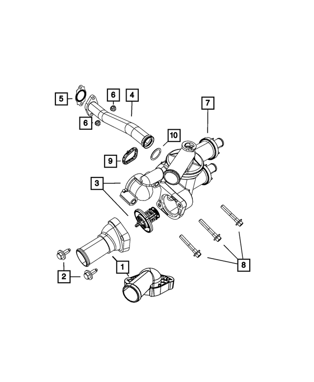 6508393AA - Cooling: Bolt for Mopar Image
