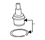 PC3Z3050A - Suspension: Suspension Ball Joint for Ford Image