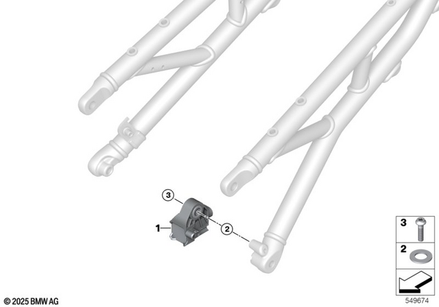 7119905218 - Audio, Navigation, Information Systems: Washer - 6-200 Hv-A4 for BMW-Motorrad Image