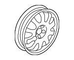 C2P12621 - Suspension: Spare Wheel for Jaguar Image