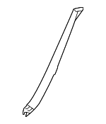 6255130331C0 - Body: Lock Pillar Trim for Lexus: GS F, GS Turbo, GS200t, GS300, GS350 Image