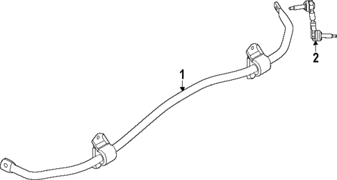 Stabilizer Bar & Components for 2025 Lincoln Nautilus #1