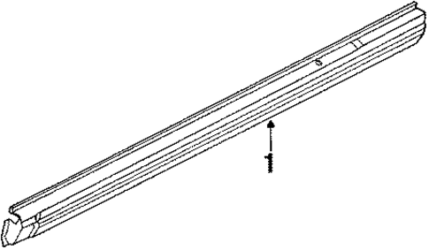 Rocker Panel for 1985 Nissan Pulsar NX #0