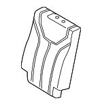 89A45S9000 - Body: Seat Back Pad for Kia Image