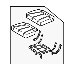 89A20S9000ONC - Body: Cushion Assembly for Kia Image
