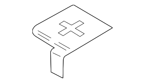 8W7915429 - Electrical: Battery Terminal Cover for Audi Image